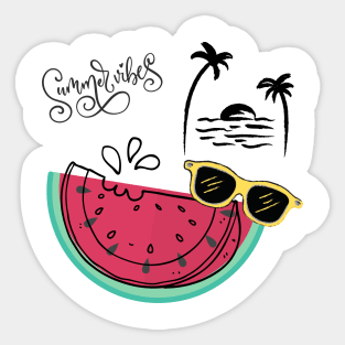 summer vibes Sticker